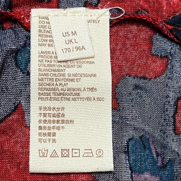 NWOT Free People Love Letter Floral Tunic Top Dress - sz M - Picture 4 of 5